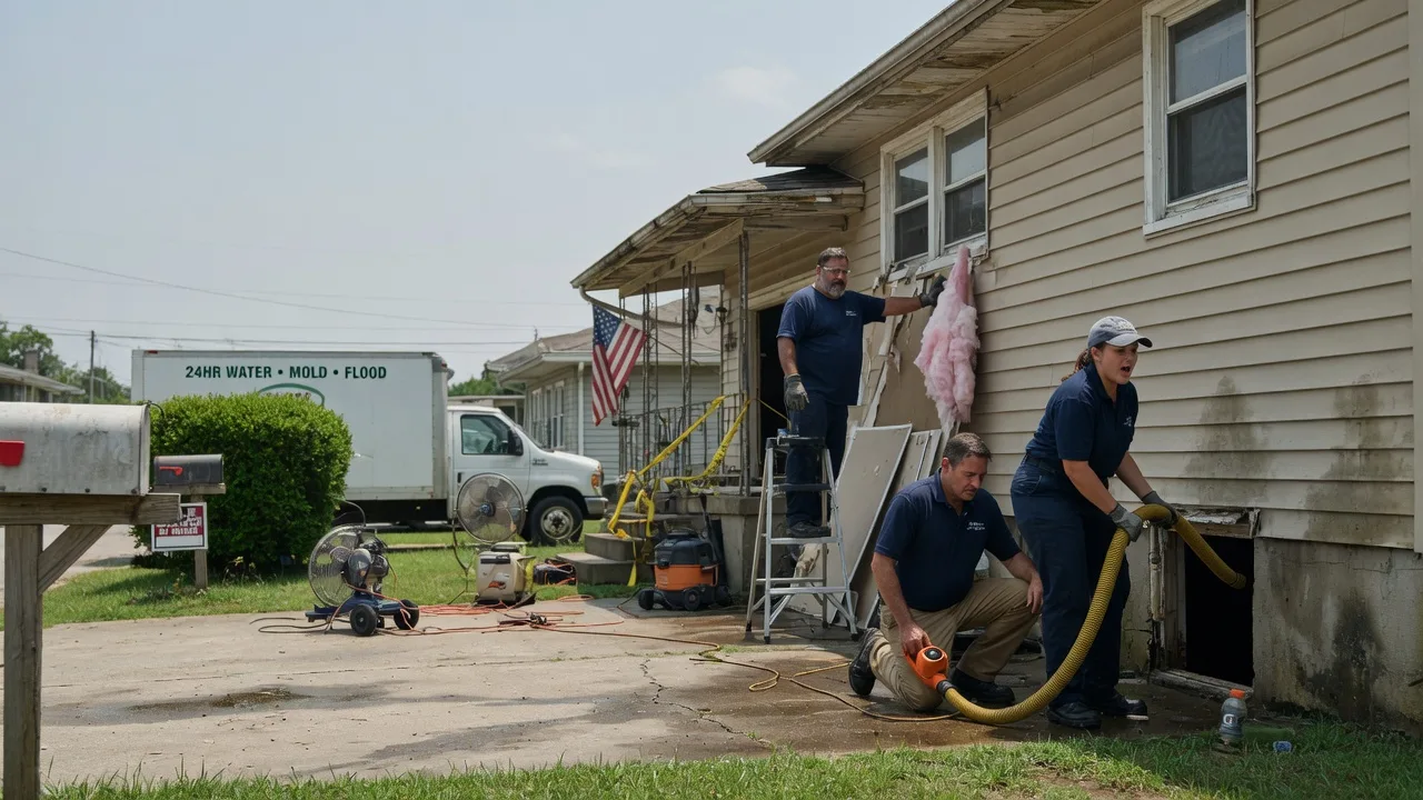 Water Damage Repair in Honey Grove, TX near me